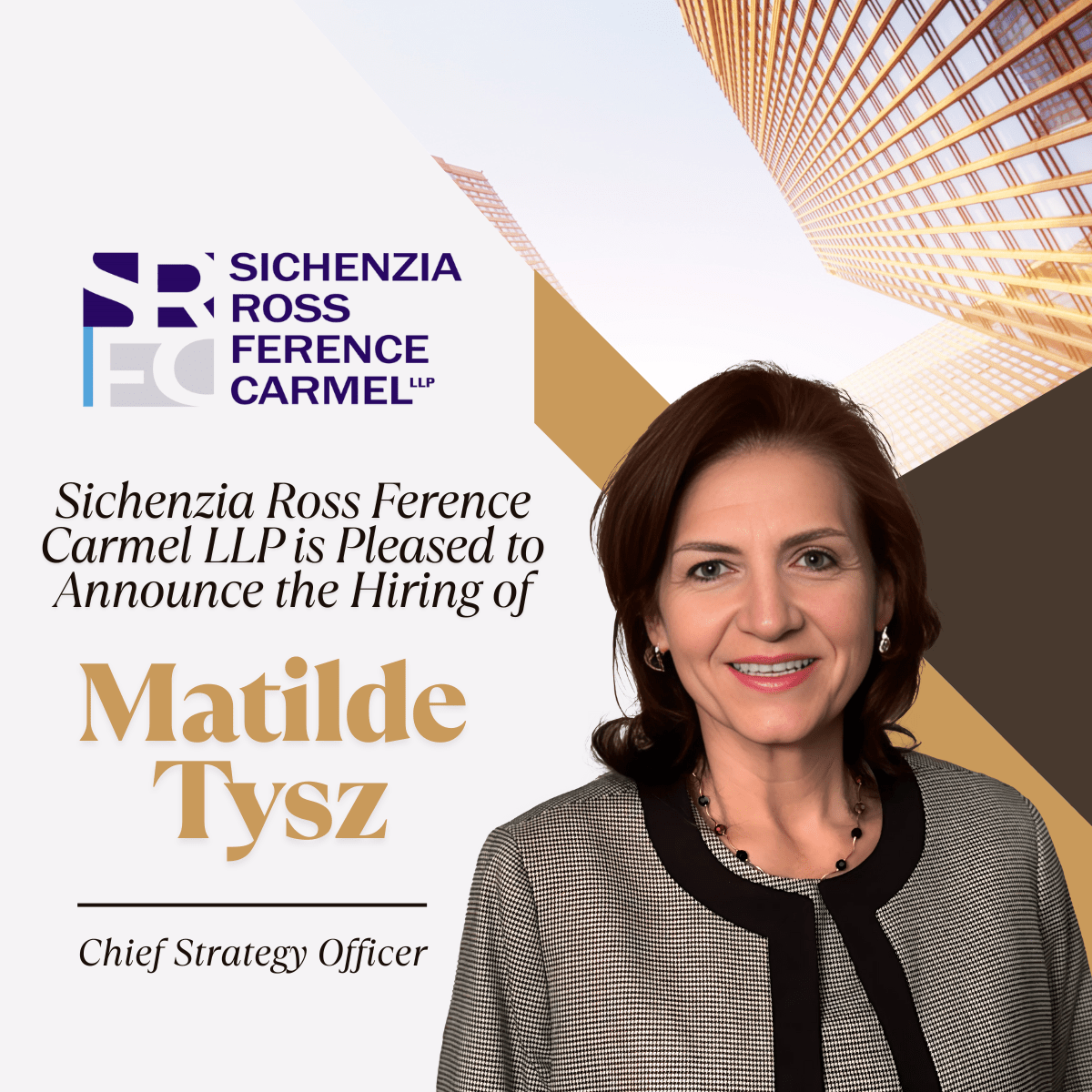 Matilde Tysz joins SRFC as Chief Strategy Officer